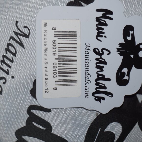 RARE NWT MAUI SANDALS Mr. Kokohe Size 12 Hawaiian  $150 main image 11
